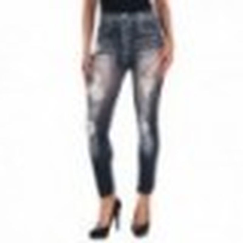 Legging Rasgados Gris