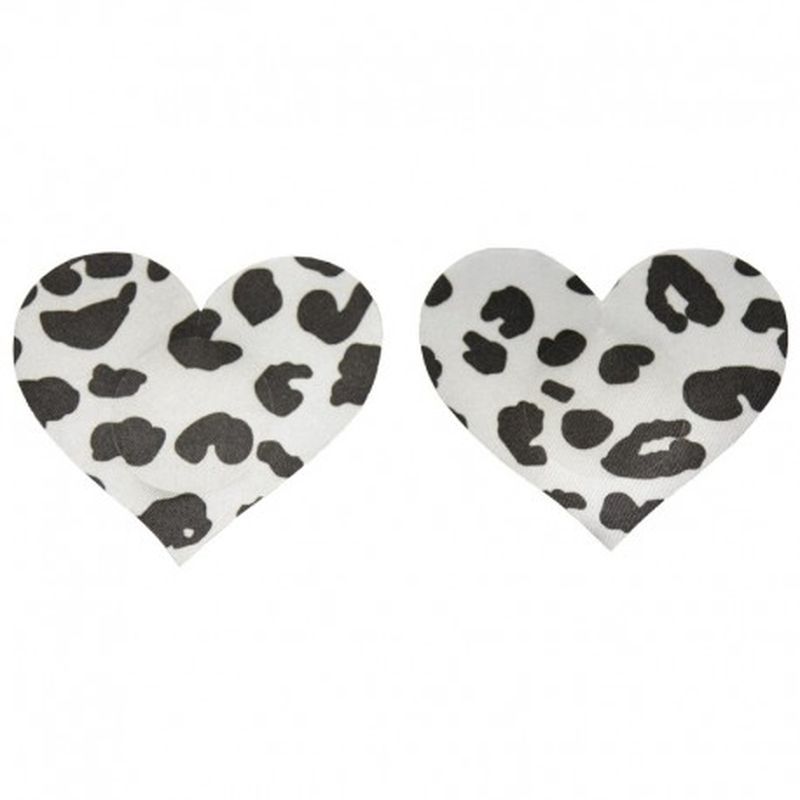 Pezoneras Corazon de dalmata Blanco