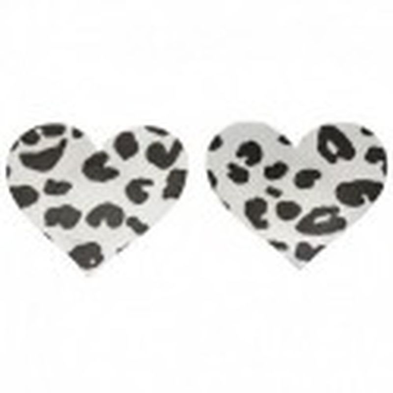 Pezoneras Corazon de dalmata Blanco