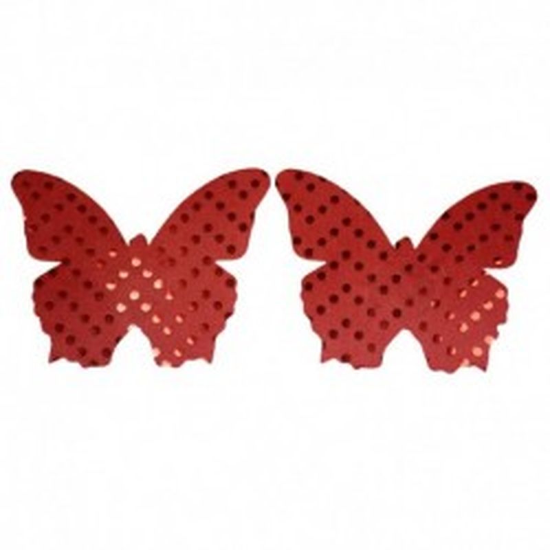 Pezoneras Bright butterfly Rojo