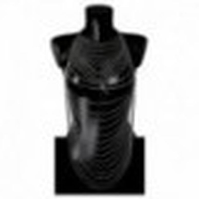 Body Chain Multicapa Ovalo Plata