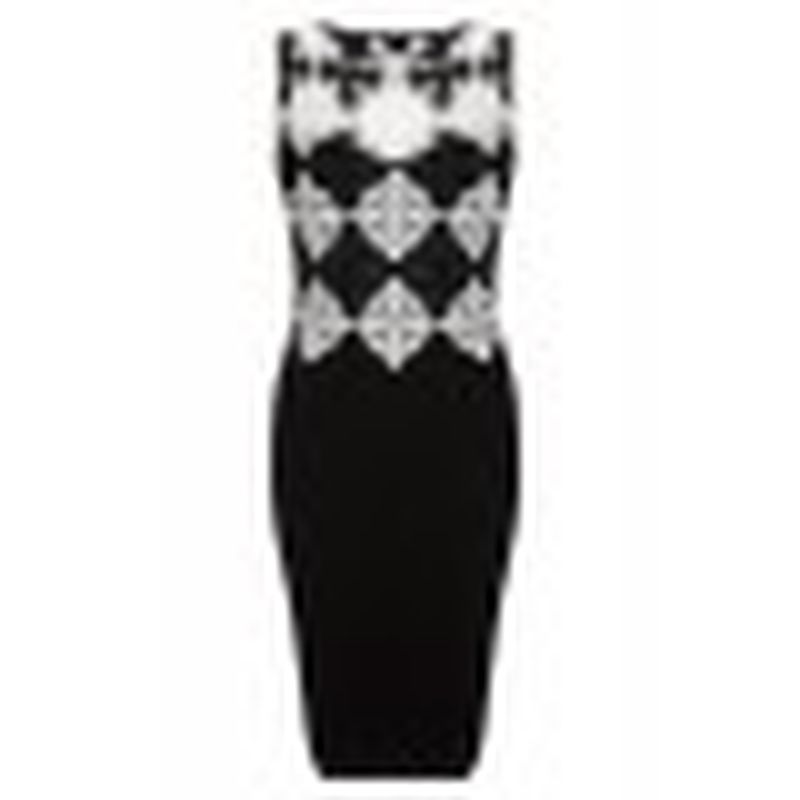 Vestido Snowflake Negro