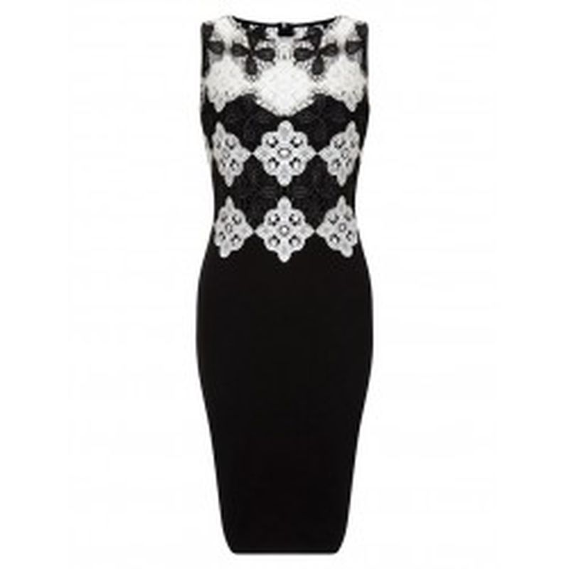 Vestido Snowflake Negro
