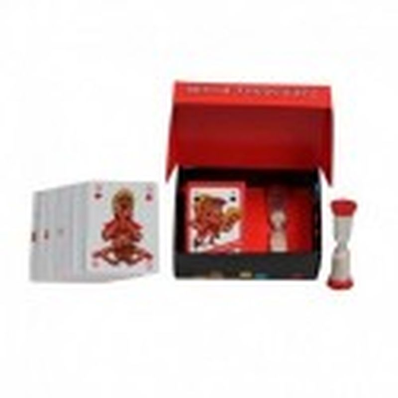 - ESTUCHE NAIPES Y RELOJ ARENA Español