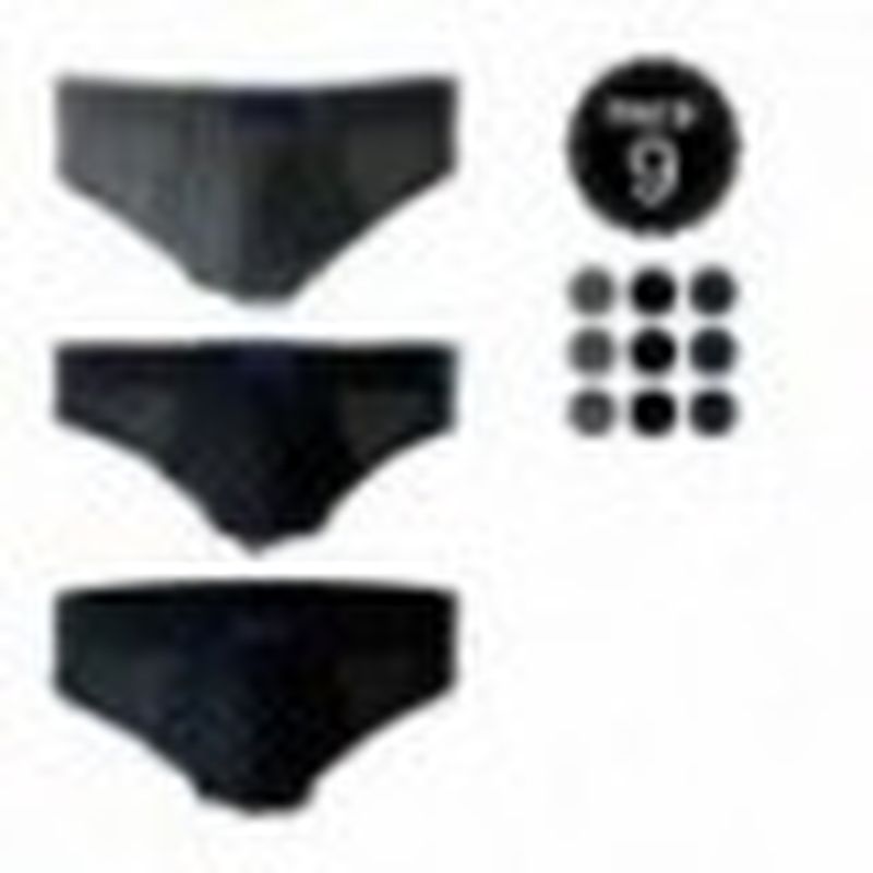 Set 9 Slips MARGINAL Multi-diseño Talla XXL - 100% algodón