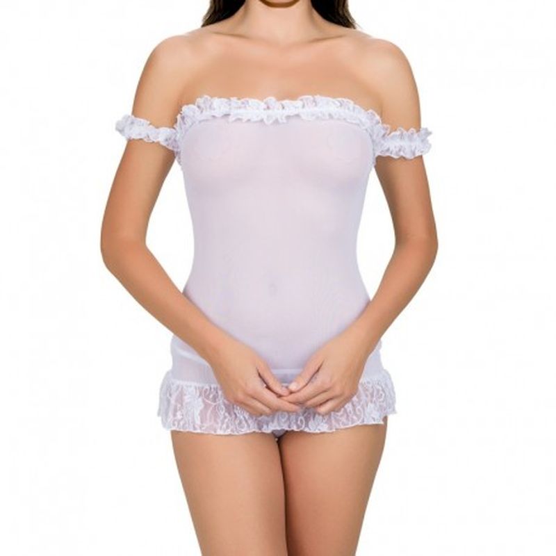 Picardías Skirt Blanco Blanco