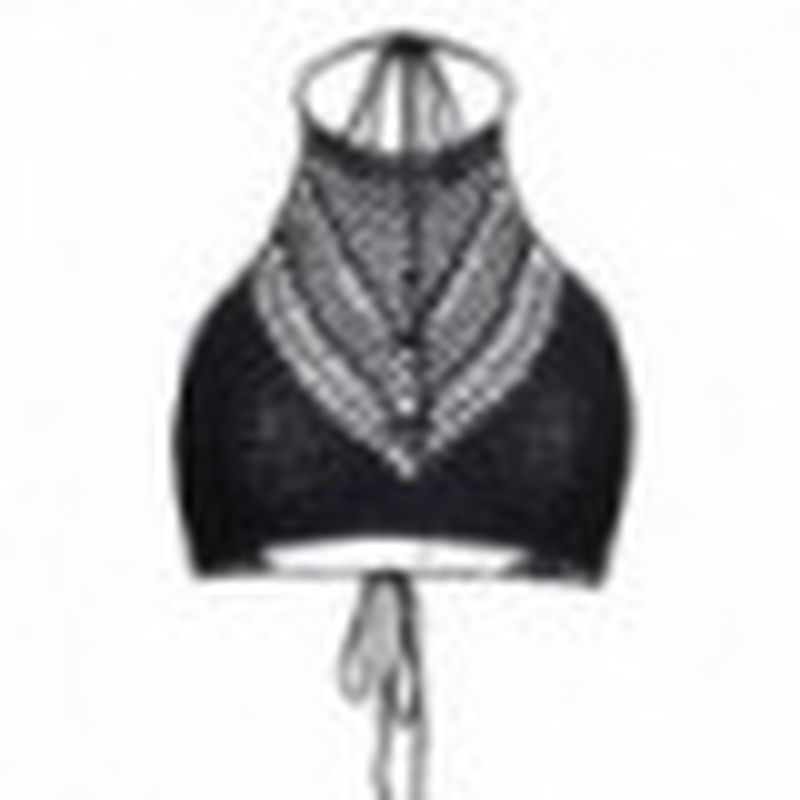 Bikini TopKnot Negro