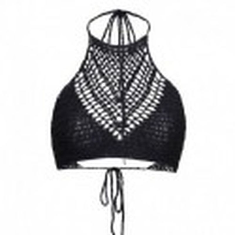 Bikini TopKnot Negro