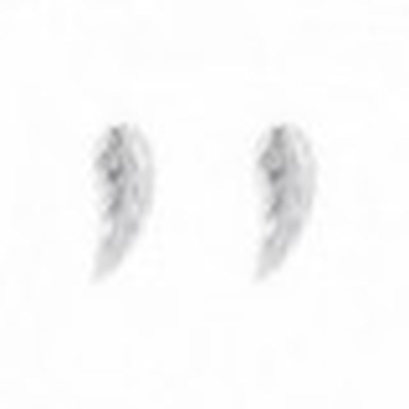 Pendiente hoja plateado.