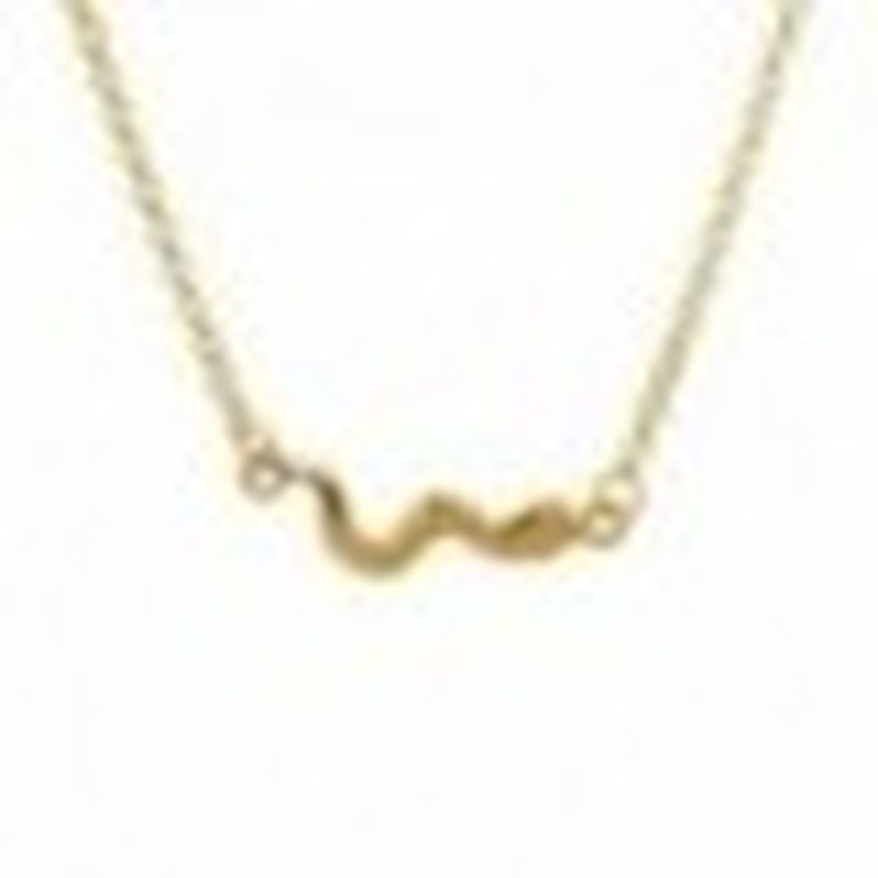 GARGANTILLA CON SERPIENTE. BAÑO ORO AMARILLO