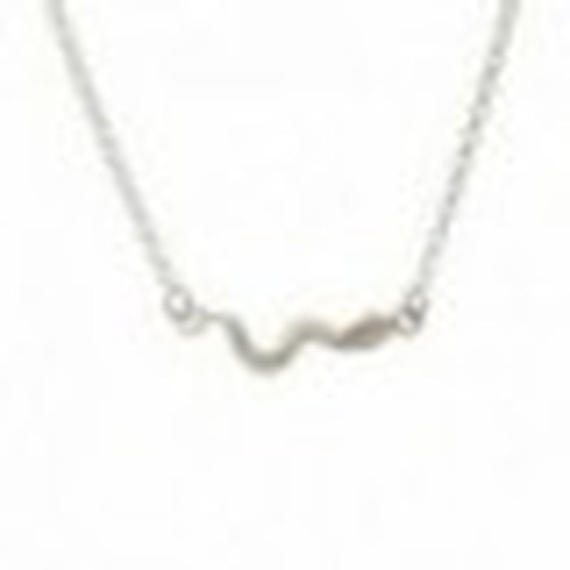 GARGANTILLA CON SERPIENTE. Plata