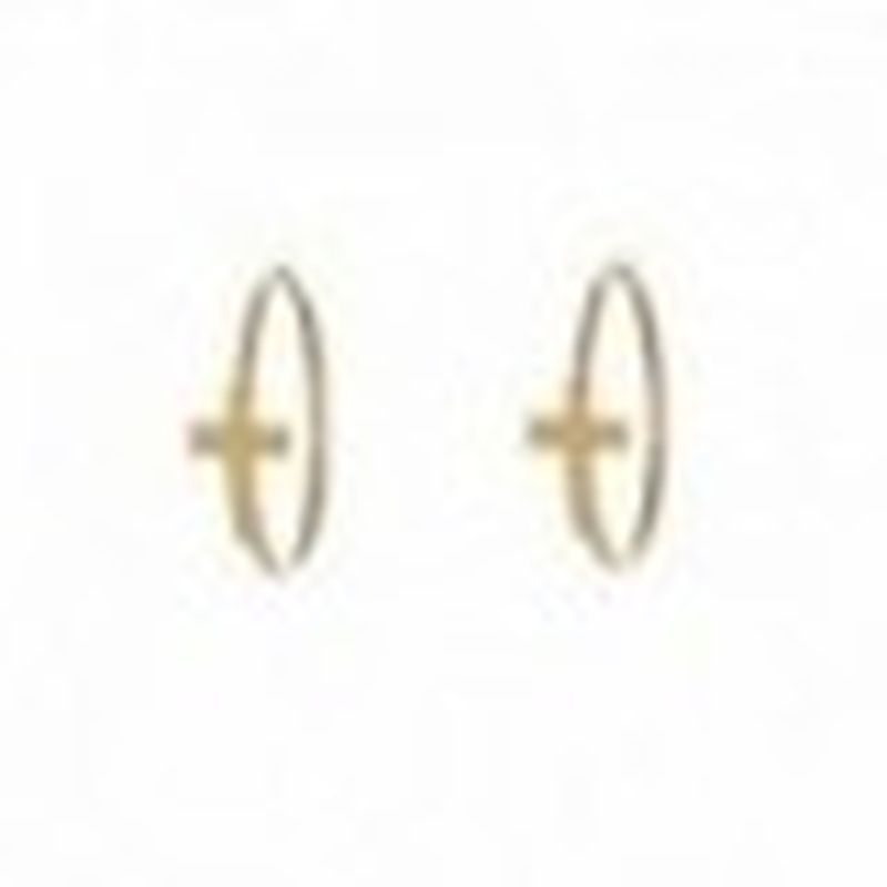 CRIOLLAS CON CRUZ. BAÑO ORO AMARILLO