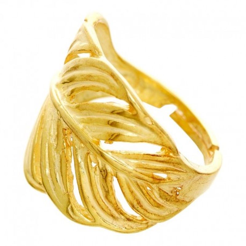 ANILLO AJUSTABLE BAÑO ORO AMARILLO