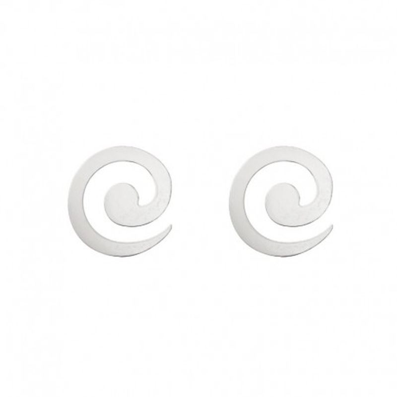 PENDIENTES ESPIRAL Plata