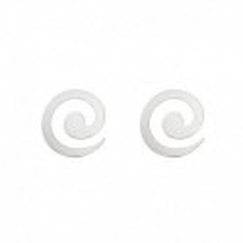 PENDIENTES ESPIRAL Plata
