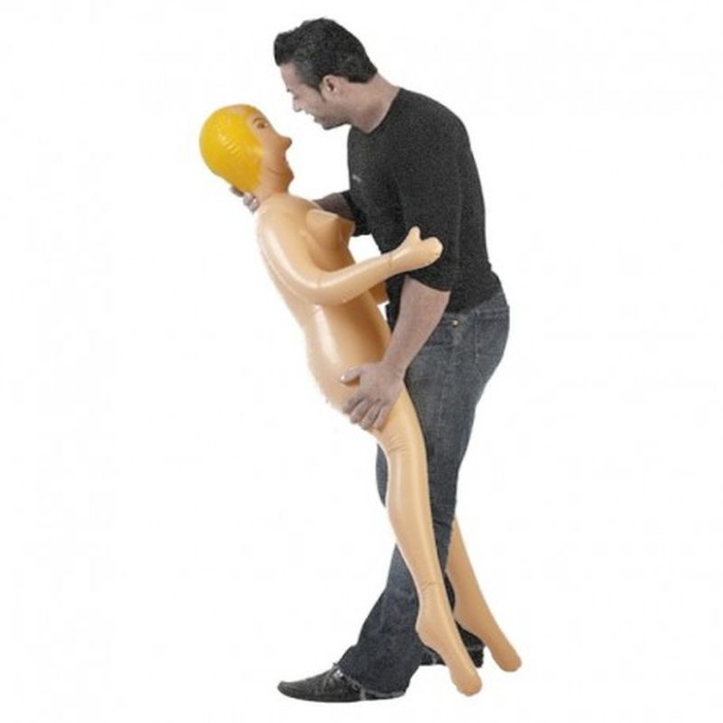 HINCHABLE MUÑECA CON BOLSA