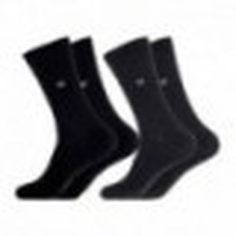 Set 10P calcetines PIERRE CARDIN - color: 5p negro + 5p gris antracita - talla 39/42