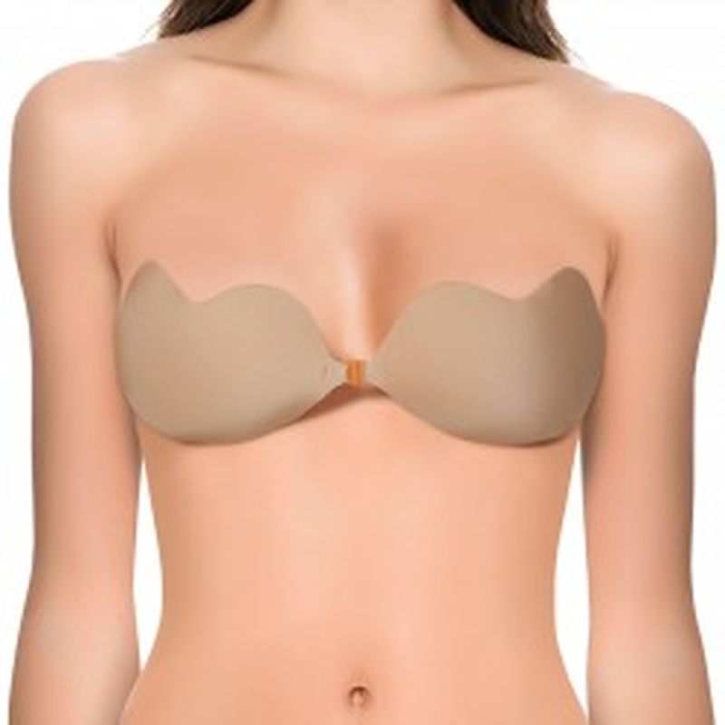 Set de 3 uds. Invisible bra Strapless autoadhesivo - copa B - color beige