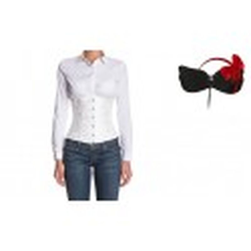 Underbust Vestalia Blanco + Invisible Bra