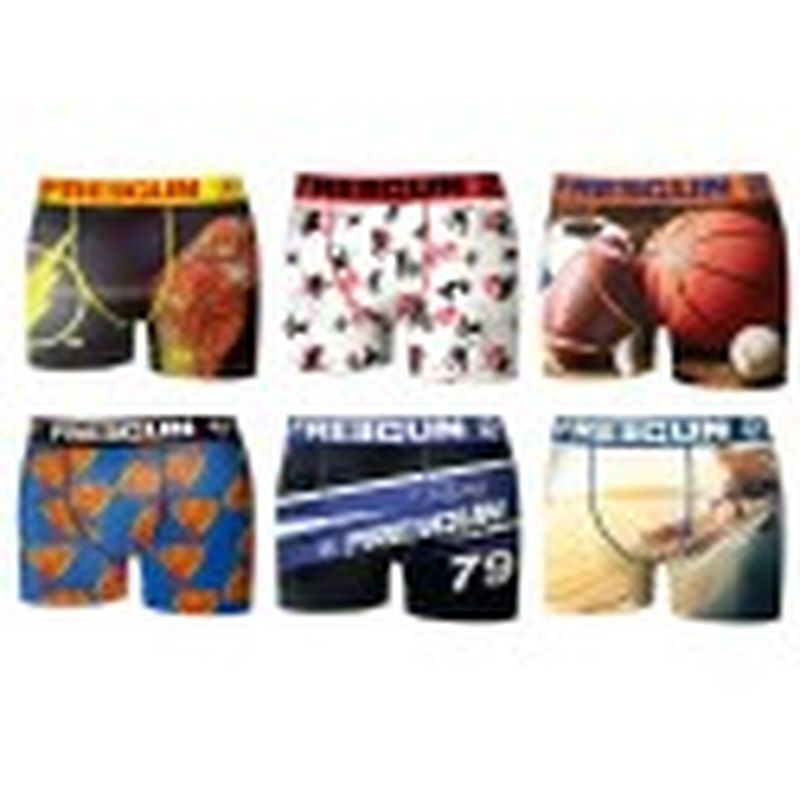 Pack Surtido FREEGUN - Talla S Pack 6 Boxer
