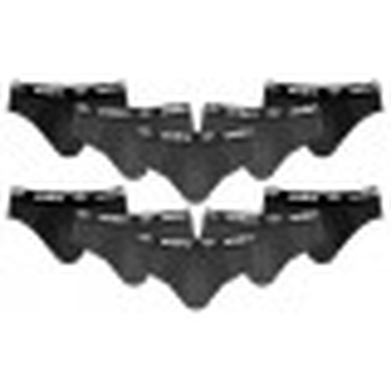 XL Set 10 slips hombre, negro(2) y gris(3), 100% algodón (salvo gris)