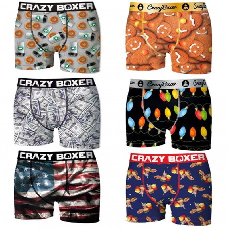 Pack 6pcs Surtido Crazy Boxer - Talla S