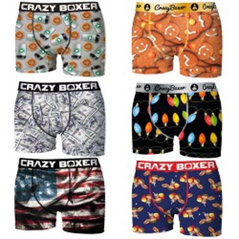 Pack 6pcs Surtido Crazy Boxer - Talla XXL