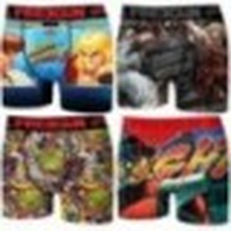 Pack 6pcs Surtido STREET FIGHTER FREEGUN - Talla XL
