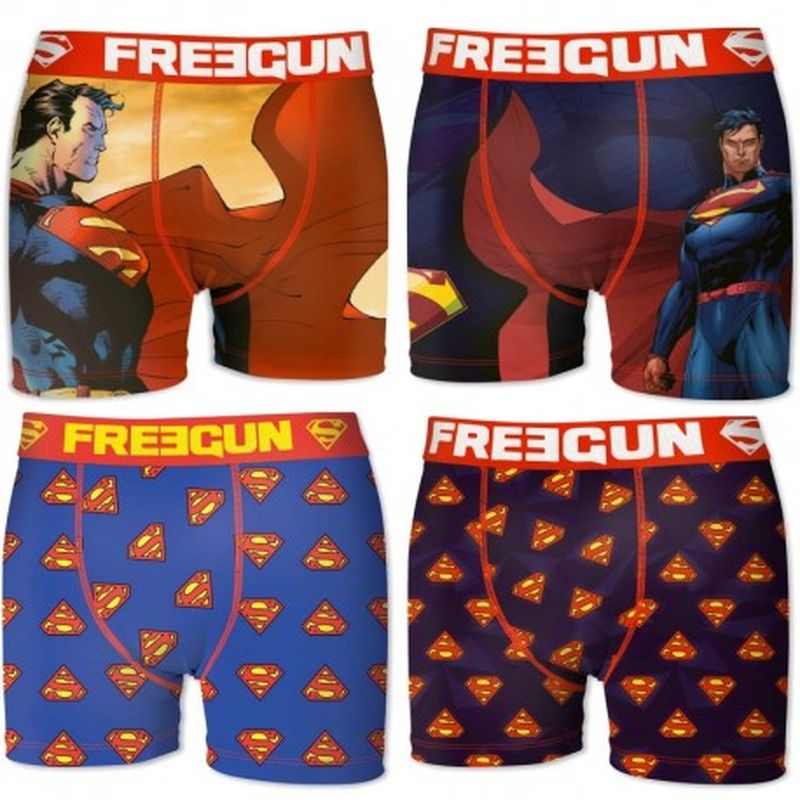 Pack 6pcs Surtido SUPERMAN FREEGUN - Talla XXL