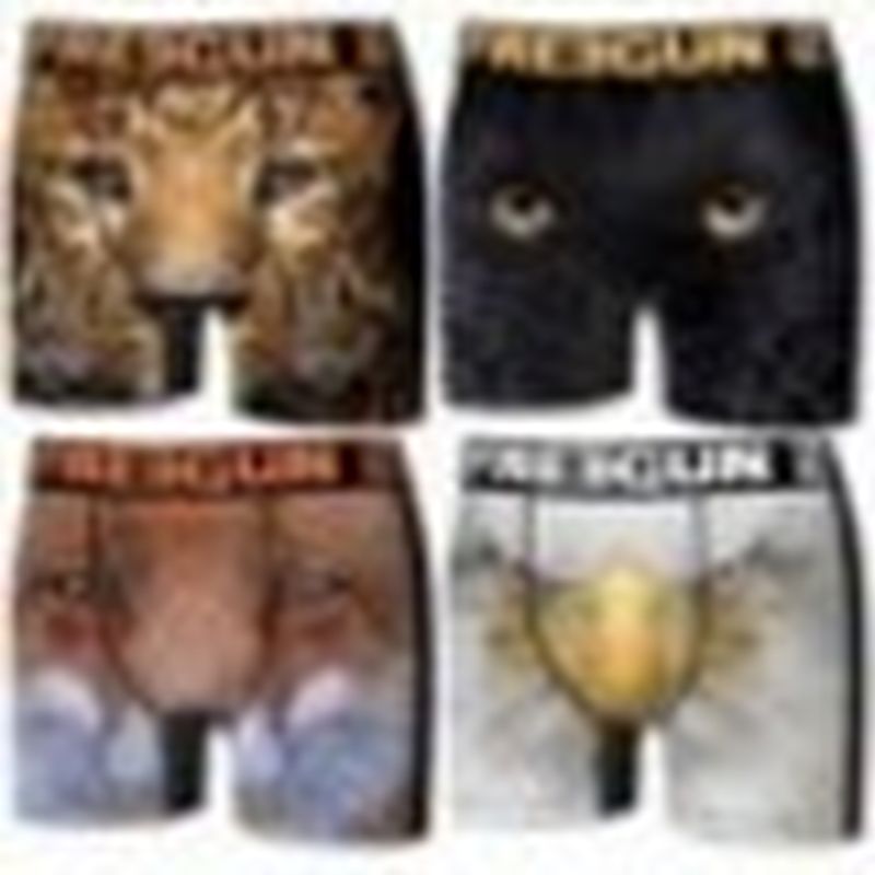 Pack 6pcs Surtido ANIMAL PRINT FREEGUN - Talla S