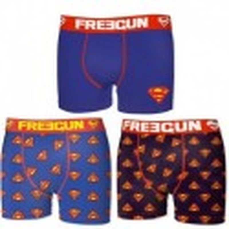 8/10 Pack 3pcs INFANTIL Surtido SUPERMAN FREEGUN - Talla 8/10