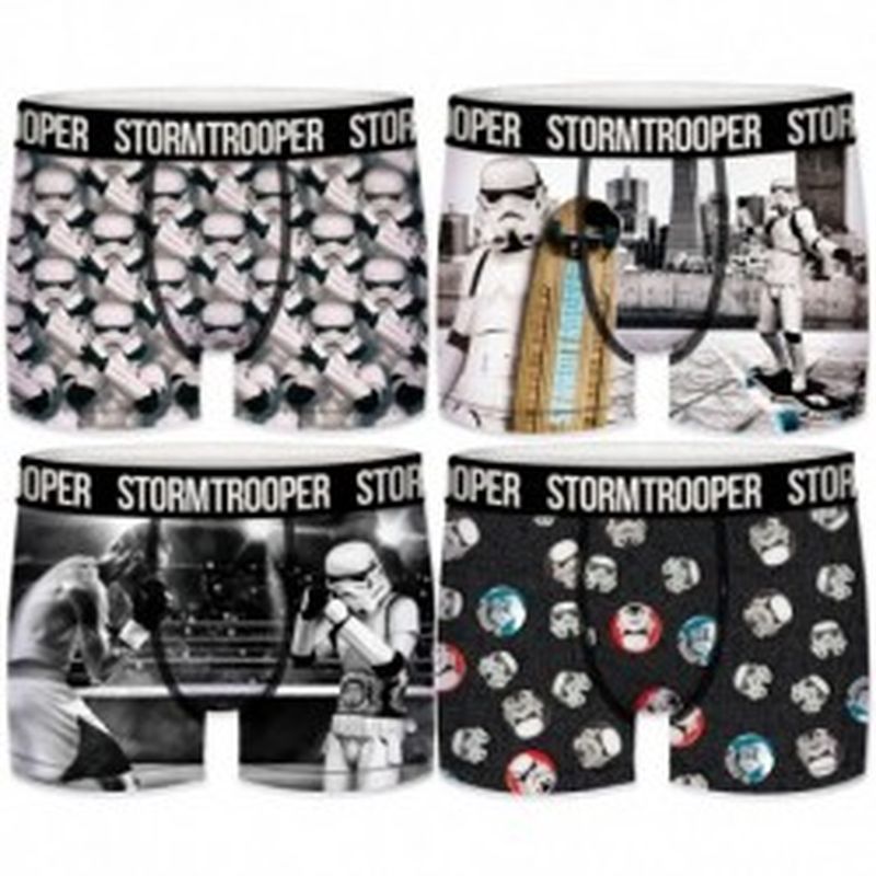 6/8 Pack 3pcs INFANTIL Surtido STORMTROOPER FREEGUN - Talla 6/8