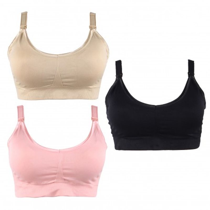 Set 3pcs Sujetador AIDE de lactancia - apertura frontal - nylon