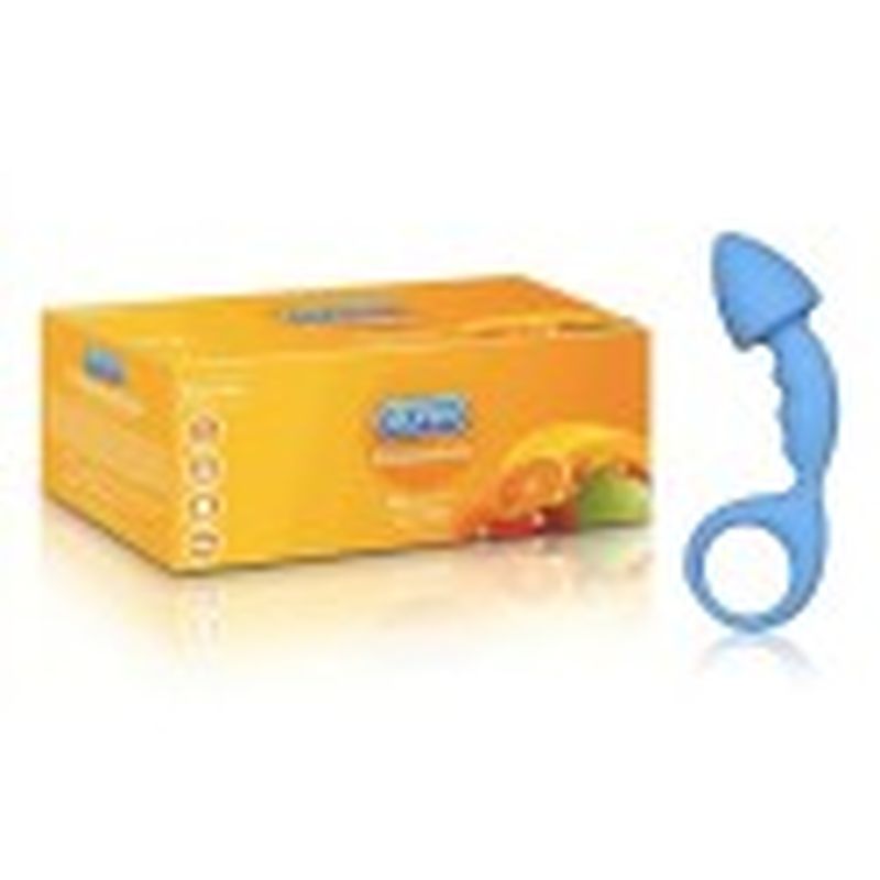 Set preservativos DUREX - Pleasure fruits - y masturbador anal
