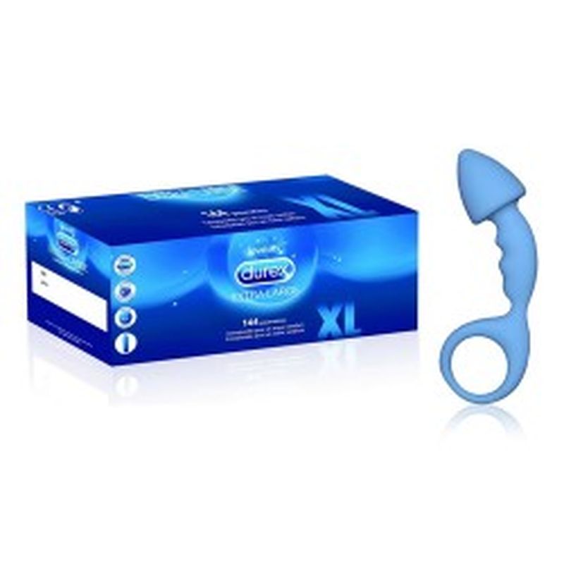 Set preservativos DUREX - Extra Large - y masturbador anal