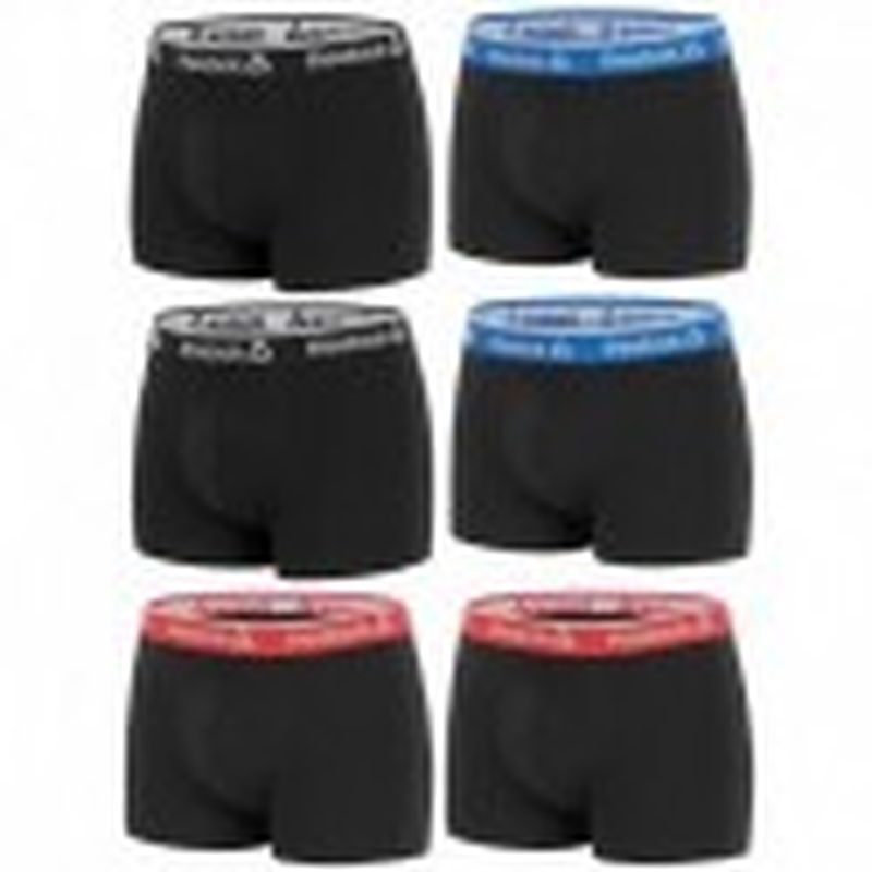 Set 6pcs boxers REEBOK - 95% algodón - Multi