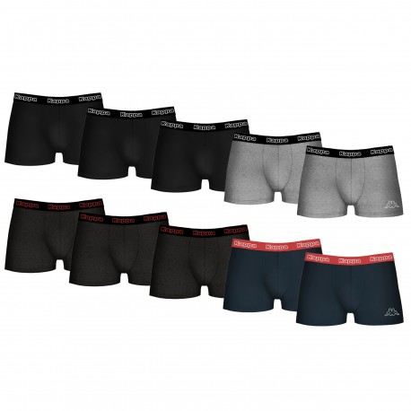 Set 10pcs Boxers Kappa - Multicolor - XL