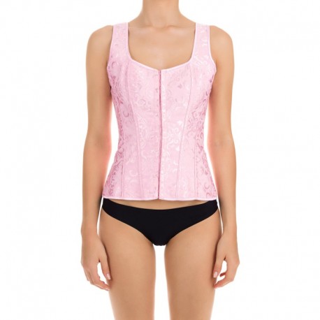 Corset Alexis recto Rosa