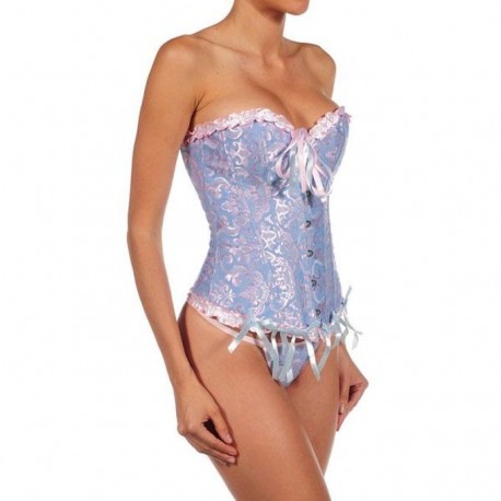 Corset Helena Azul
