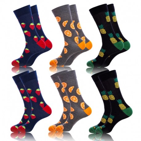 39/42 Set 6pcs calcetines de vestir Crazy Socks