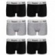 Set 6pcs Boxers Kappa - multicolor - 95% algodón 5% elastano