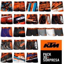 Pack Sorpresa KTM - Talla XXL Pack 6 Boxer