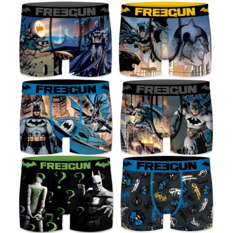 Pack 3pcs Surtido BATMAN FREEGUN - Talla S