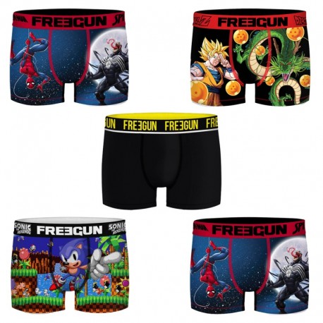 Pack 5 pcs surtido hombre - L - FREEGUN