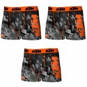 Set 3 Boxer KTM - microfibra -color negro con diseño - Talla L