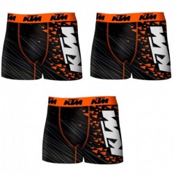 Set 3 Boxer KTM - microfibra -color negro con diseño - Talla L