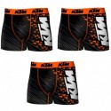 Set 3 Boxer KTM - microfibra -color negro con diseño - Talla L
