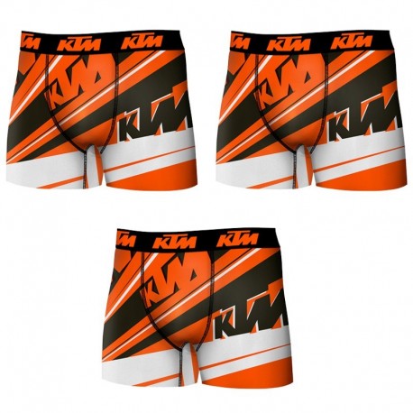 Set 3 Boxer KTM - microfibra (92% poliéster - 8% elastano) - multicolor
