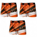 Set 3 Boxer KTM - microfibra (92% poliéster - 8% elastano) - multicolor