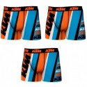 Set 3 Boxer KTM - microfibra (92% poliéster - 8% elastano) - multicolor